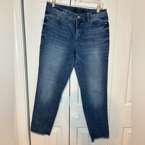 Talbots Women's Straight Leg Jeans in Deep Blue